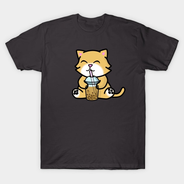 Kitty Bubble tea T-Shirt by Cerealbox Labs